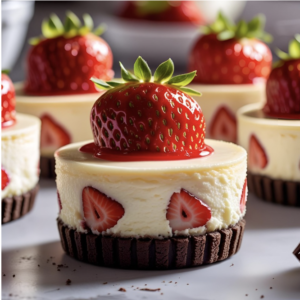 Strawberry Cheesecake with Oreo Cookie
